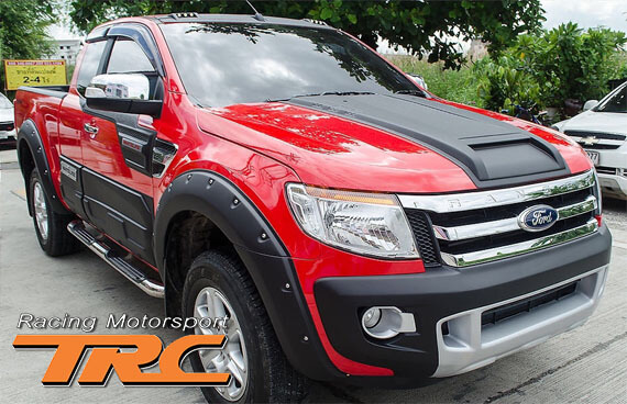 โป่งล้อ RANGER 2012-2014 T6 ทรง Monster โป่งเย็บ 6 นิ้ว สีดำด้าน คิ้วล้อไซร์ยักษ์ ''Monster''